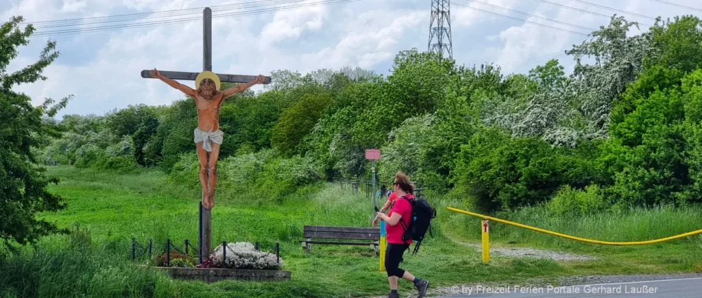 östliche nördliche Jakobsweg in Tschechien Morinka Kreuz am tschechischen Jakobsweg